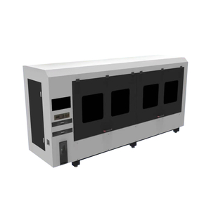 Máquina de corte láser de la tabla giratoria de doble encabezado CNC